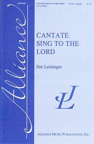 Cantate Sing to the Lord SATB choral sheet music cover Thumbnail